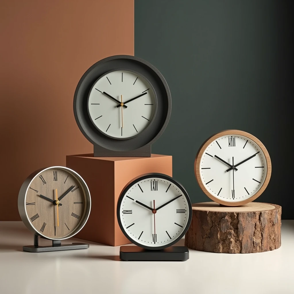 Reloj de escritorio moderno